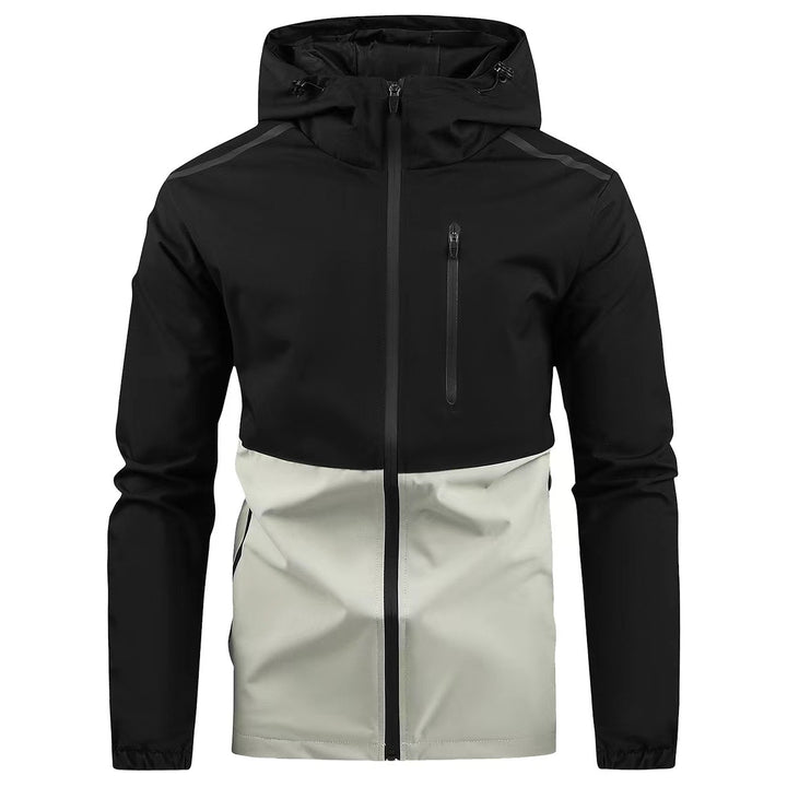 Herren atmungsaktive Funktionsjacke mit Kapuze Aliams