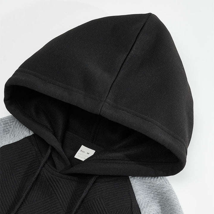 Herren Kapuzensweater mit ergonomischem Schnitt und strukturiertem Obermaterial Aliams