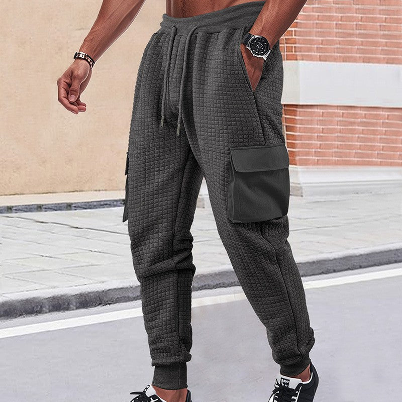 Herren Freizeit Cargo-Hose mit bequemem Schnitt und praktischen Taschen Aliams