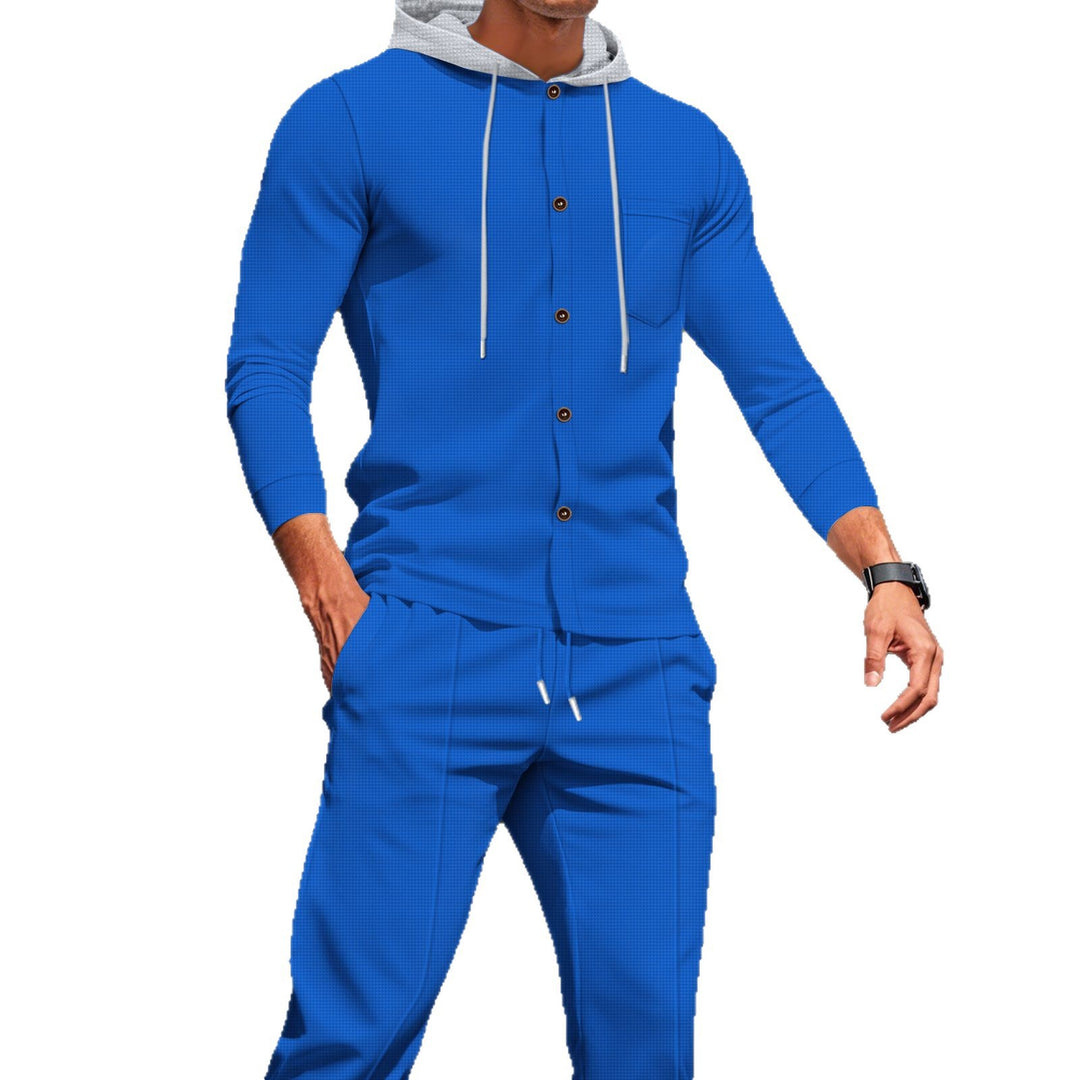 Herren Freizeit Kombination mit Kapuze Aliams