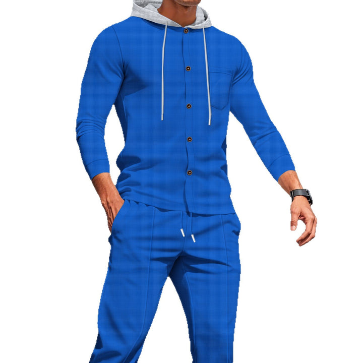 Herren Freizeit Kombination mit Kapuze Aliams