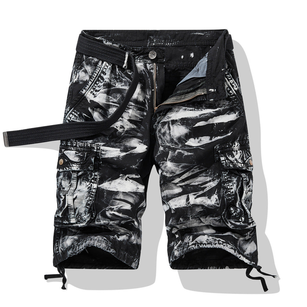 Herren Cargo-Shorts mit innovativem Taschendesign und elastischem Bund Aliams