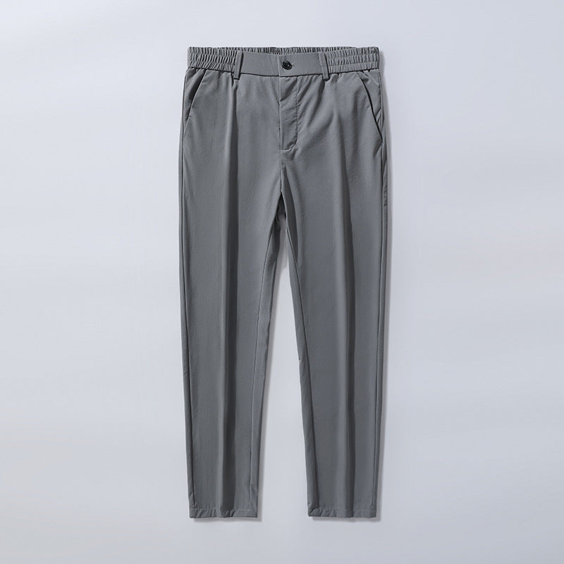 Herren bequeme Business-Hose mit elastischem Bund Aliams