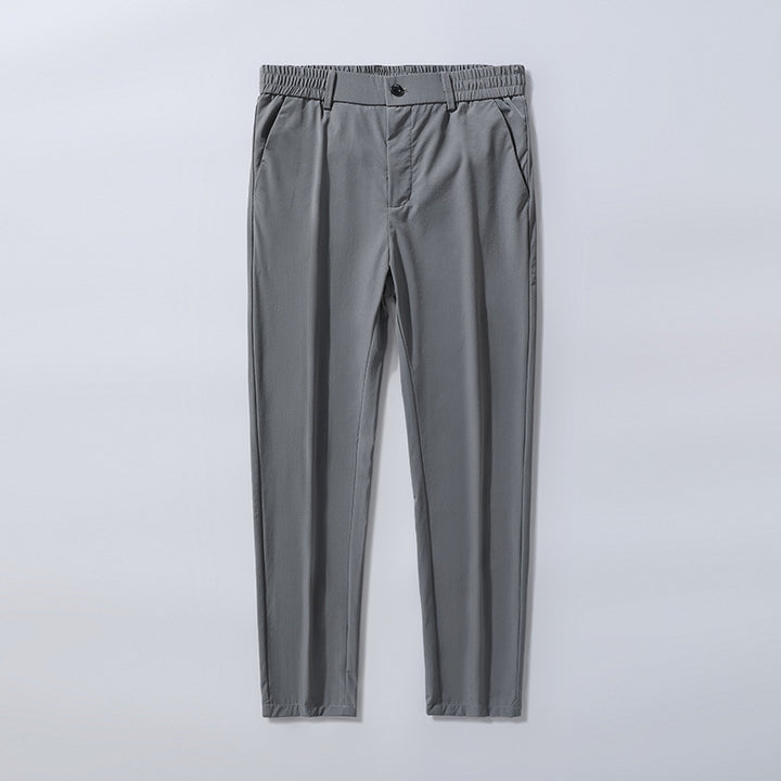 Herren bequeme Business-Hose mit elastischem Bund Aliams