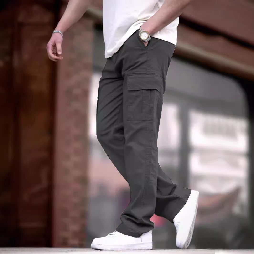 Herren Cargo-Hosen mit multifunktionalen Taschen und atmungsaktivem Stoff Aliams