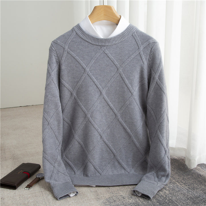 Klassischer Winter Pullover Für Herren – Warm & Bequem