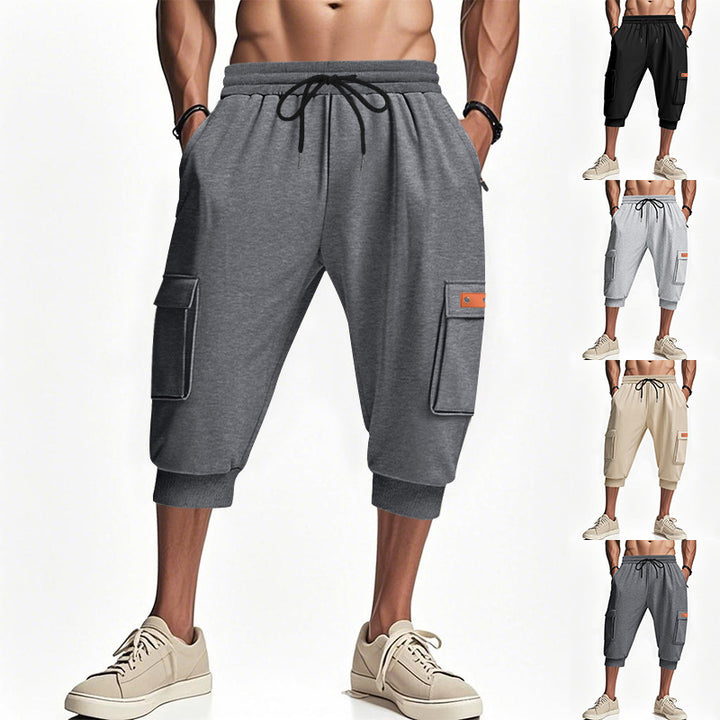 Herren Cargo-Shorts mit seitlichen Taschen und regulierbarem Bund Aliams