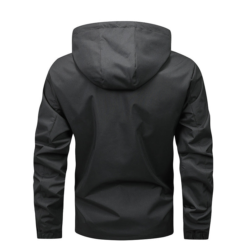 Herren wetterfeste Leichtjacke mit innovativem Kapuzensystem Aliams