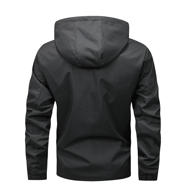 Herren wetterfeste Leichtjacke mit innovativem Kapuzensystem Aliams