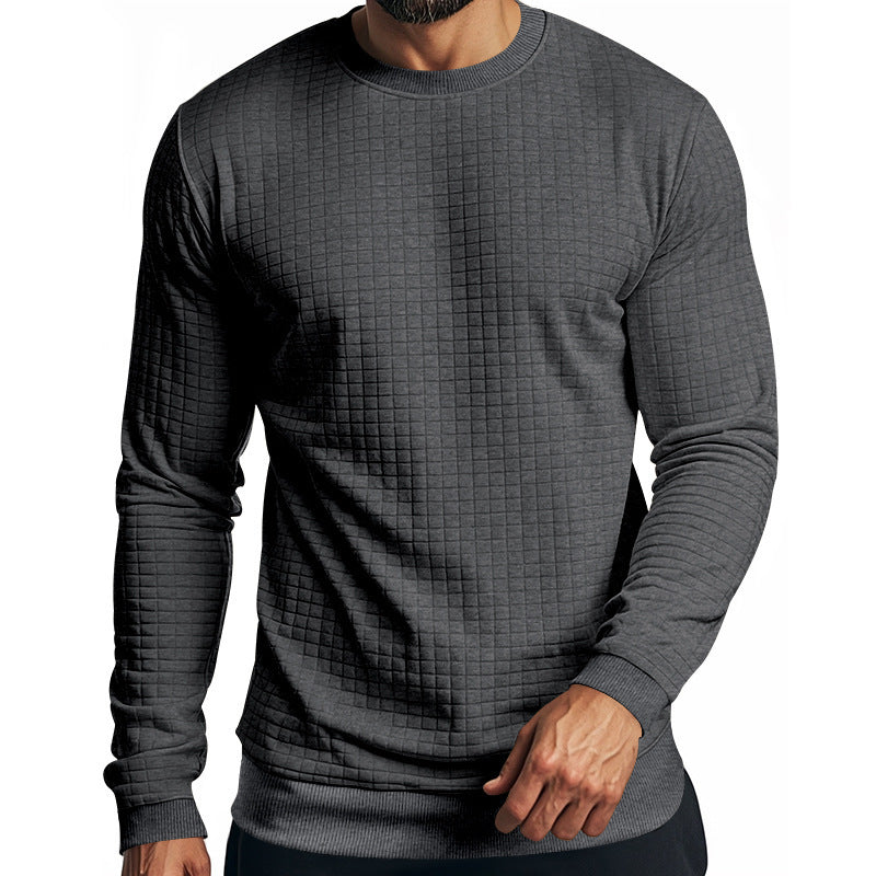 Herren strukturierter Langarmpullover Aliams