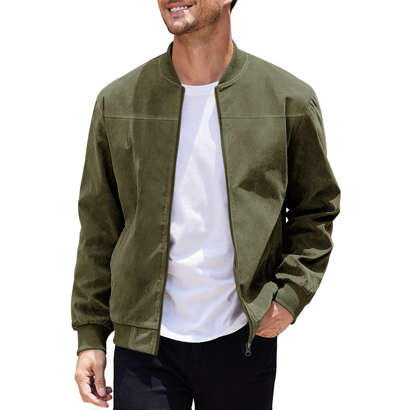 Herren stylische Bomberjacke mit sportlichem Schnitt Aliams