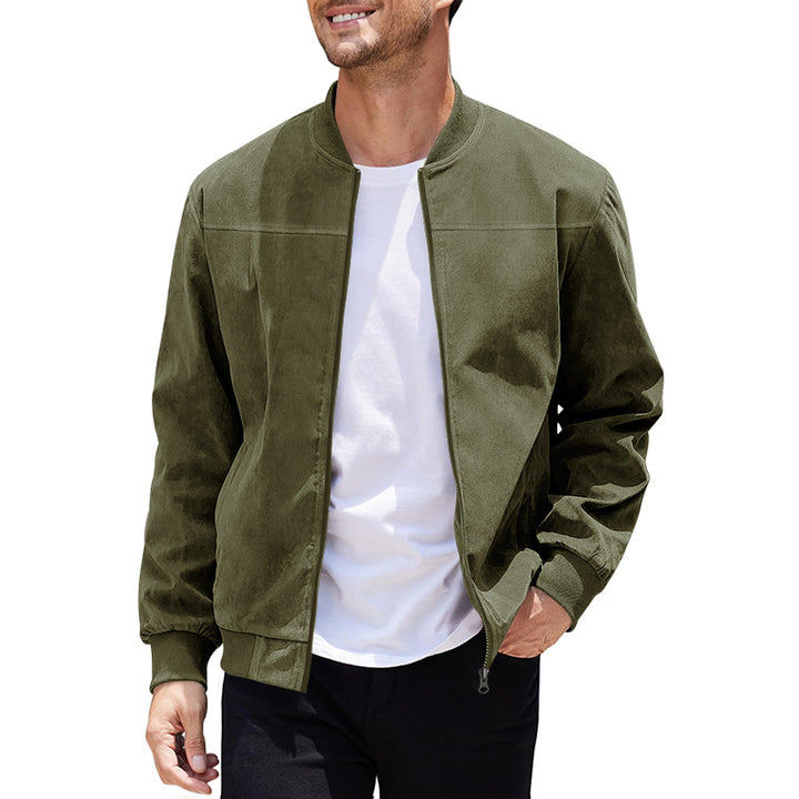 Herren stylische Bomberjacke mit sportlichem Schnitt Aliams