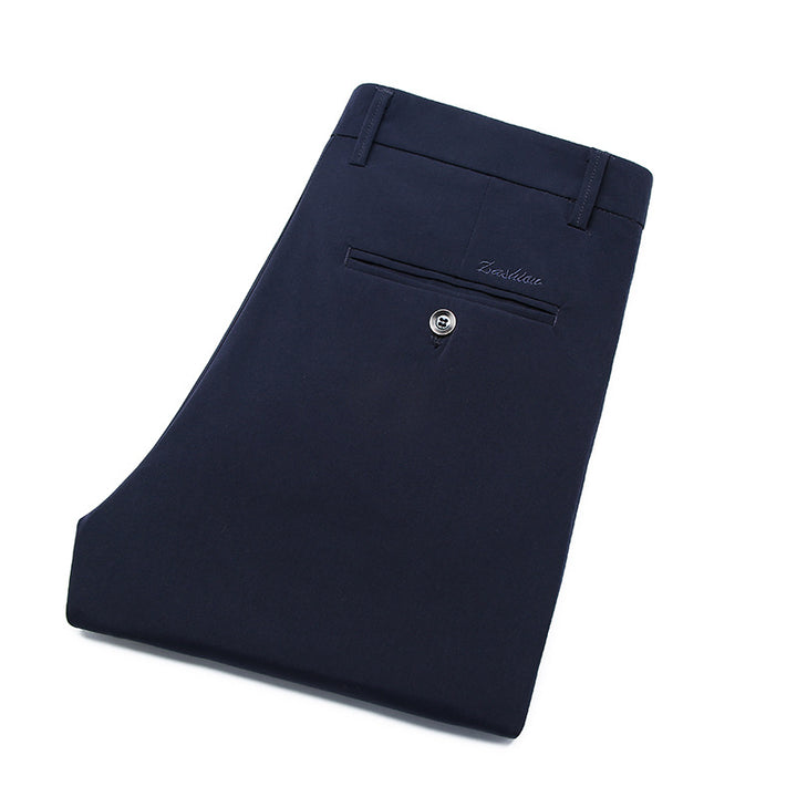 Herren elegante Business-Hose mit schmalem Schnitt und dehnbarem Material Aliams