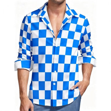 Herren Hemd im modernen Karomuster Aliams