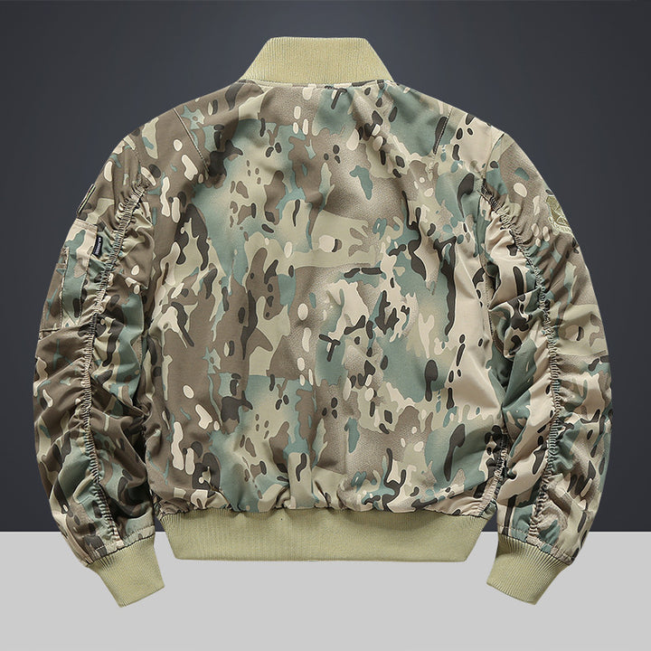 Herren Cargobomberjacke mit praktischen Taschen und hoher Kragen Aliams