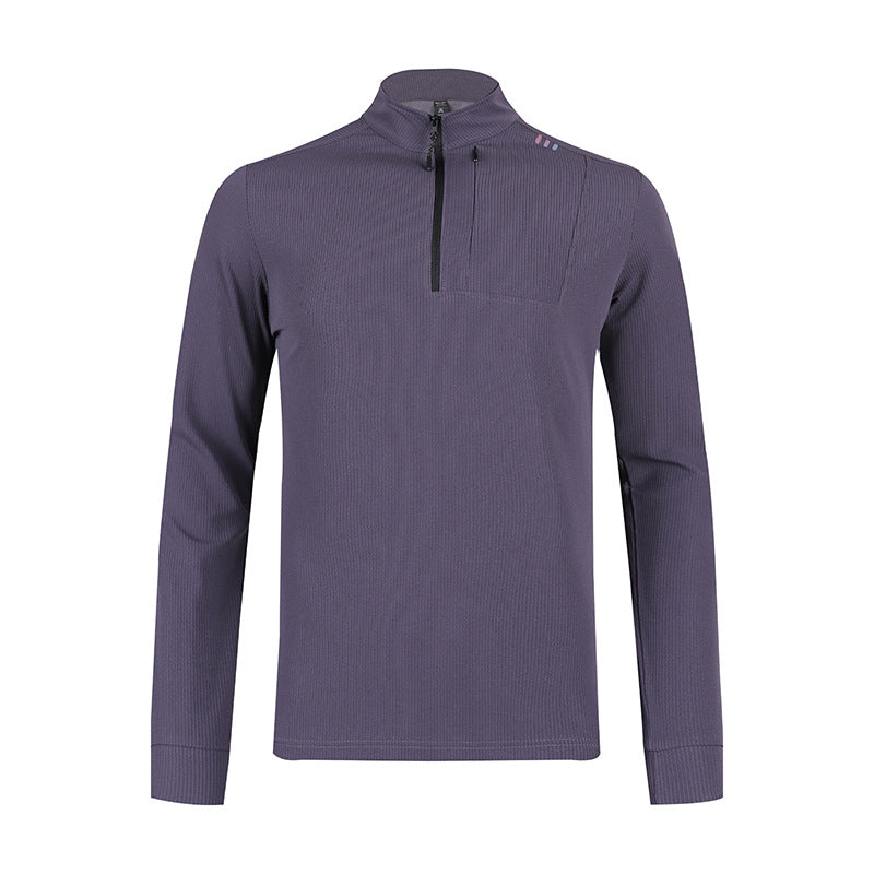 Herren Funktions-Langarmshirt mit Halbreißverschluss Aliams