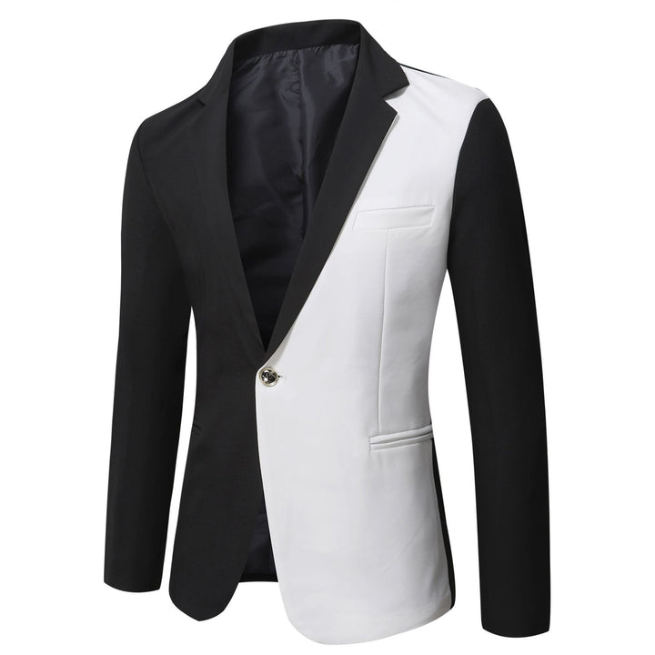 Herren eleganter zweifarbiger Blazer mit modernem Schnitt Aliams