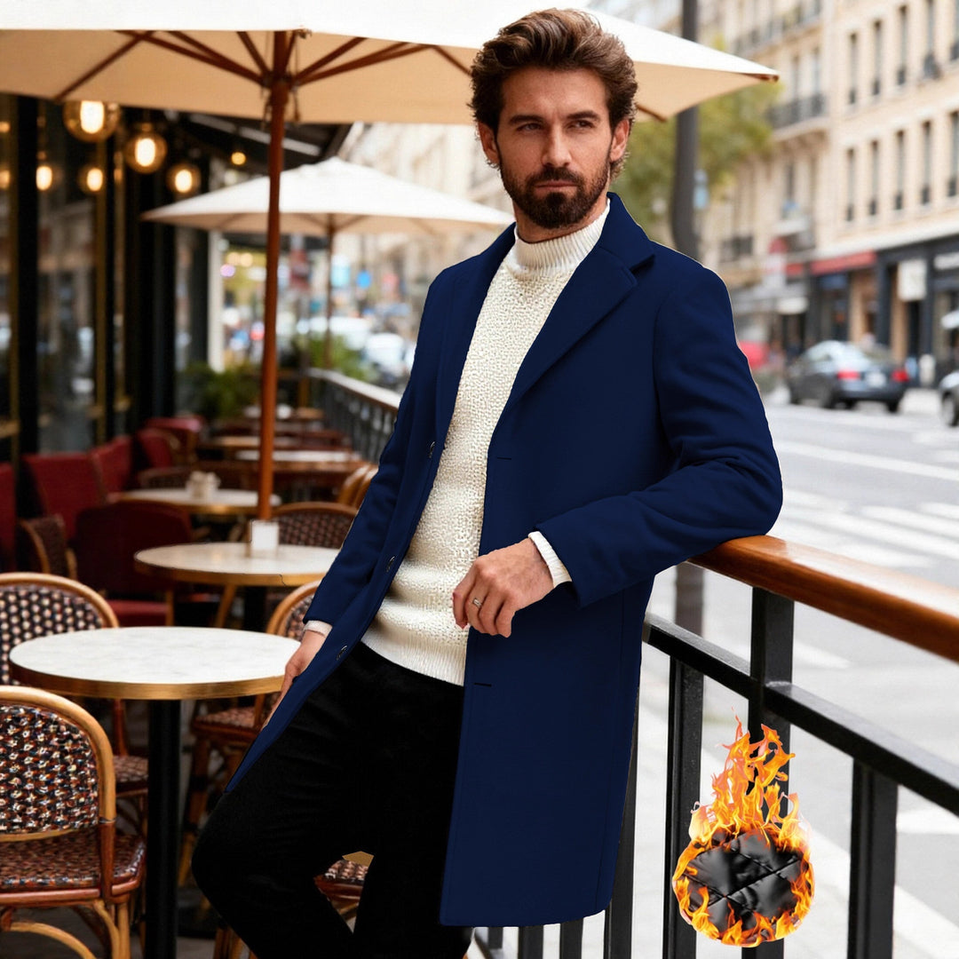 Herren eleganter, klassischer Übergangsblazer Aliams