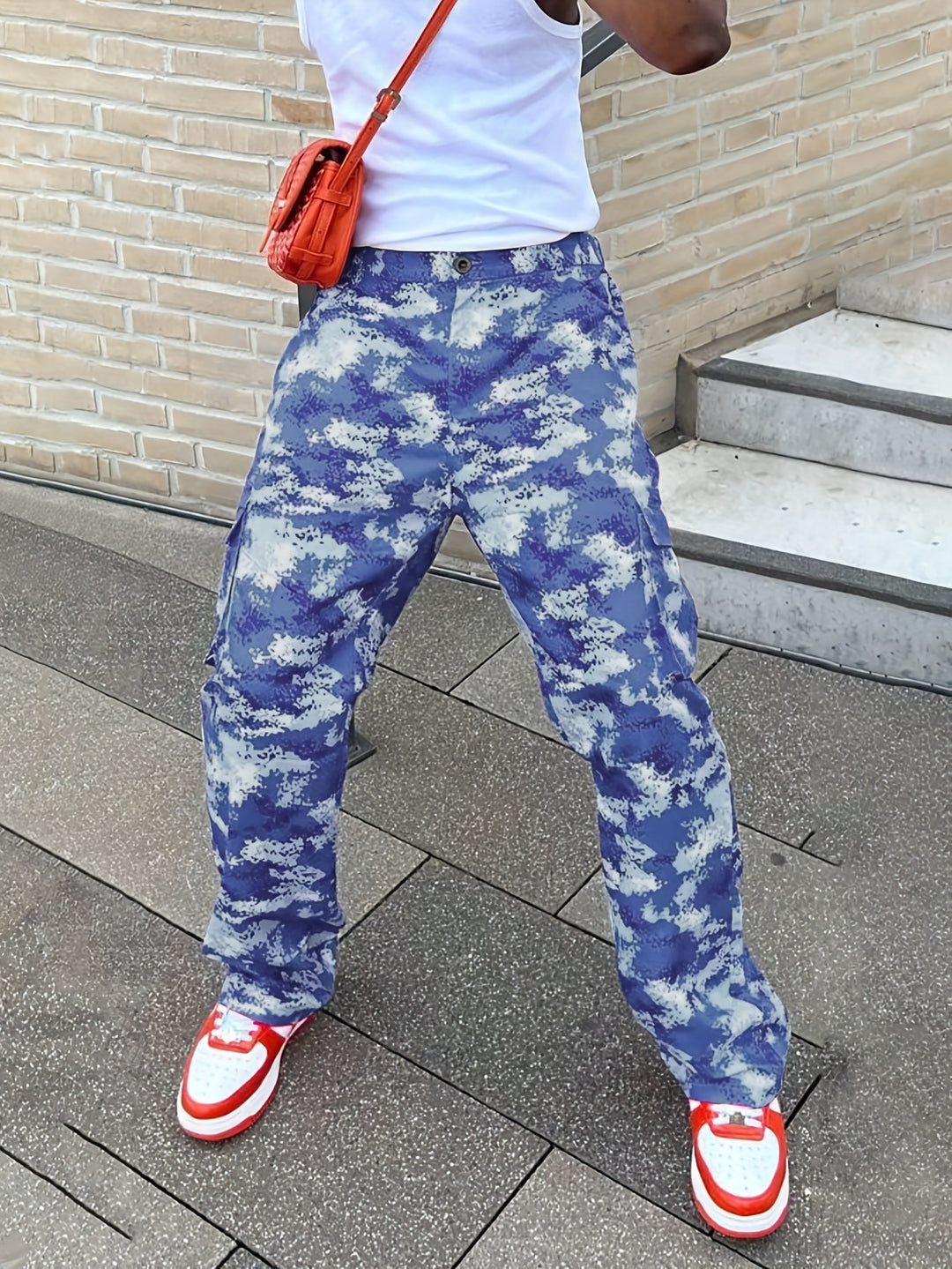 Herren Camouflage Cargo-Hose Aliams