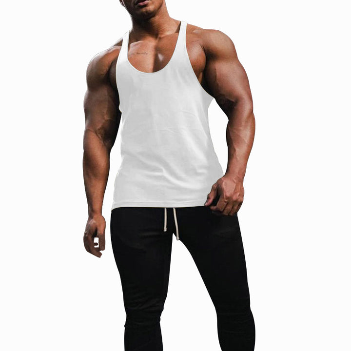 Herren Sporttanktop mit racerback Design und atmungsaktiver Baumwolle Aliams