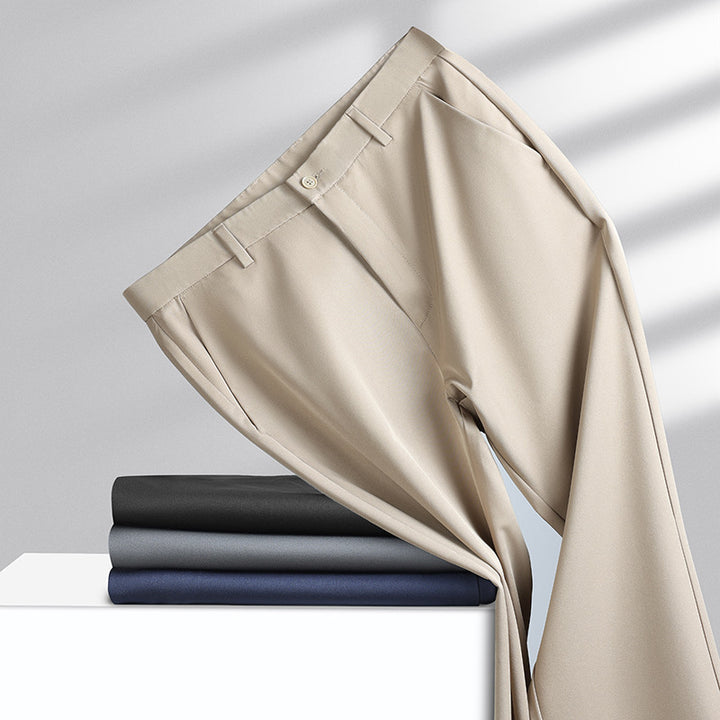 Herren elegante Business-Hose mit perfektem Sitz und komfortablem Gummizug Aliams