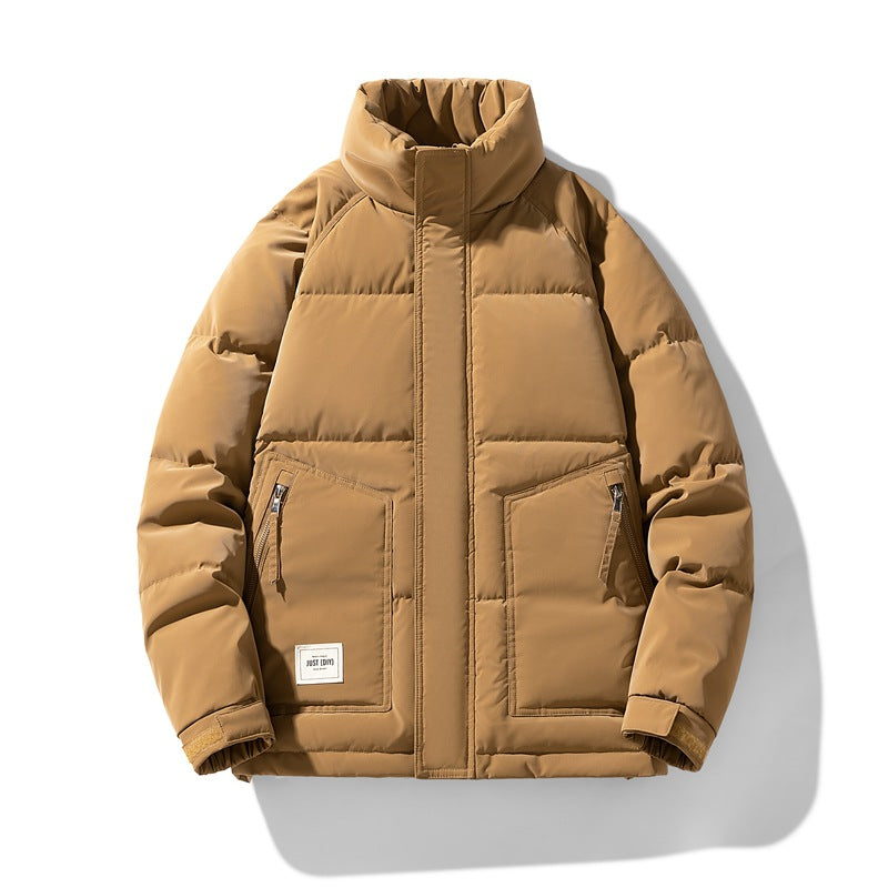 Herren isolierte Pufferjacke mit höherem Kragen Aliams