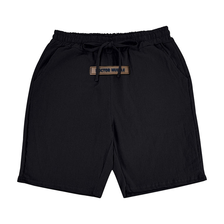 Herren lässige Strandshorts mit elastischem Bund und verstellbarem Kordelzug Aliams