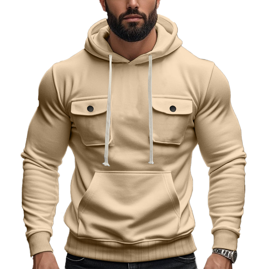 Herren Kapuzenpullover mit praktischen Pattentaschen und modernem Design Aliams