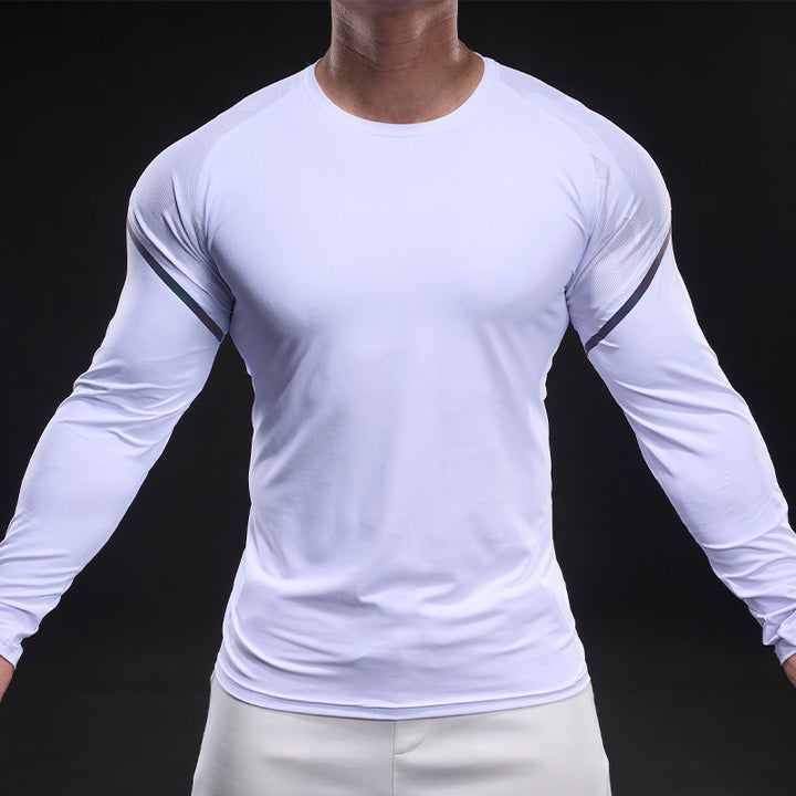 Herren sportliches Langarm-Funktionsshirt Aliams