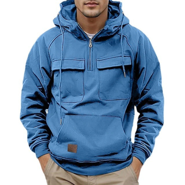 Herren funktioneller Anorak mit praktischen Taschen Aliams