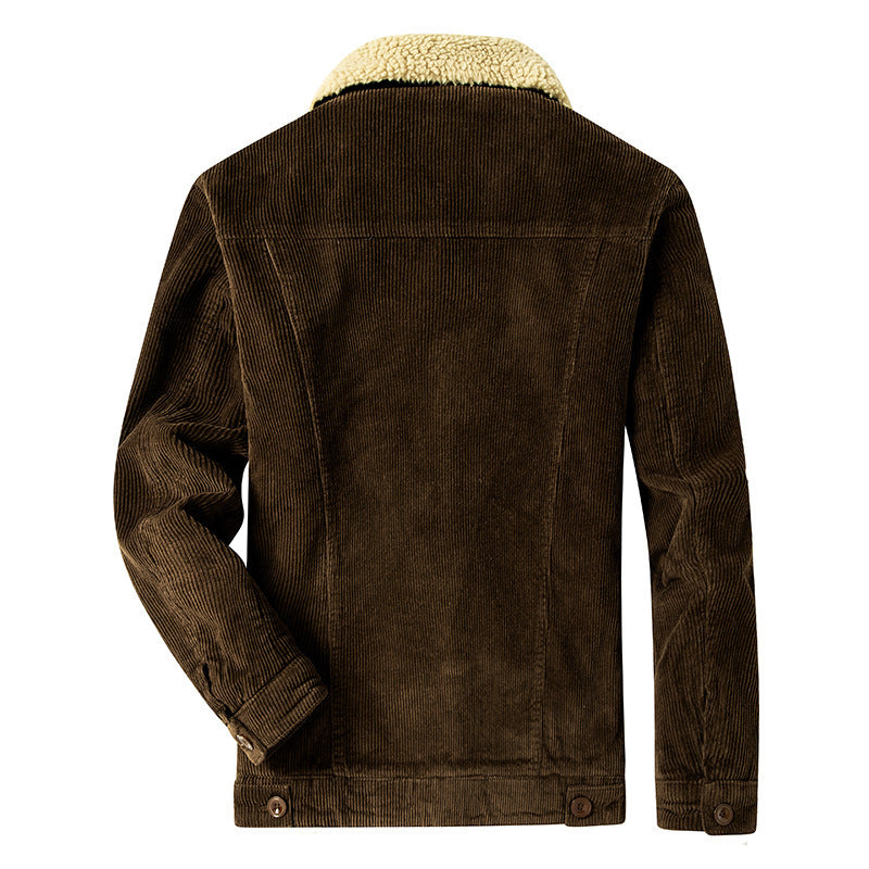 Herren Cordjacke mit kuscheligem Futter Aliams