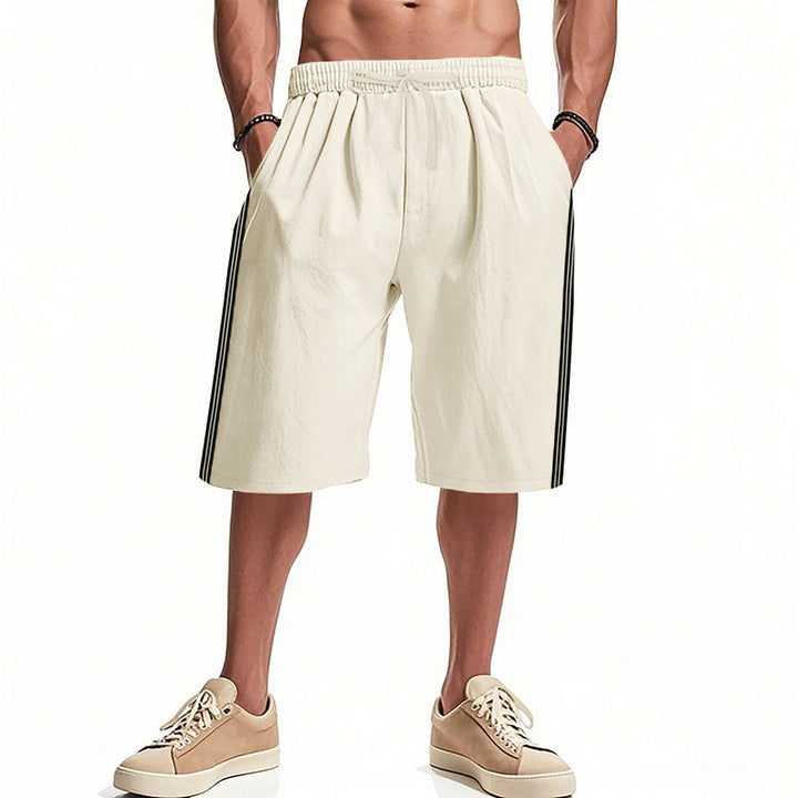 Herren Sportliche Freizeithosen mit elastischem Bund und funktionalen Seitentaschen Aliams