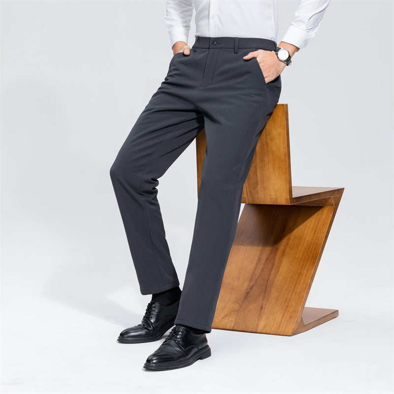 Herren Business-Hosen mit elastischem Bund und modischem Schnitt Aliams