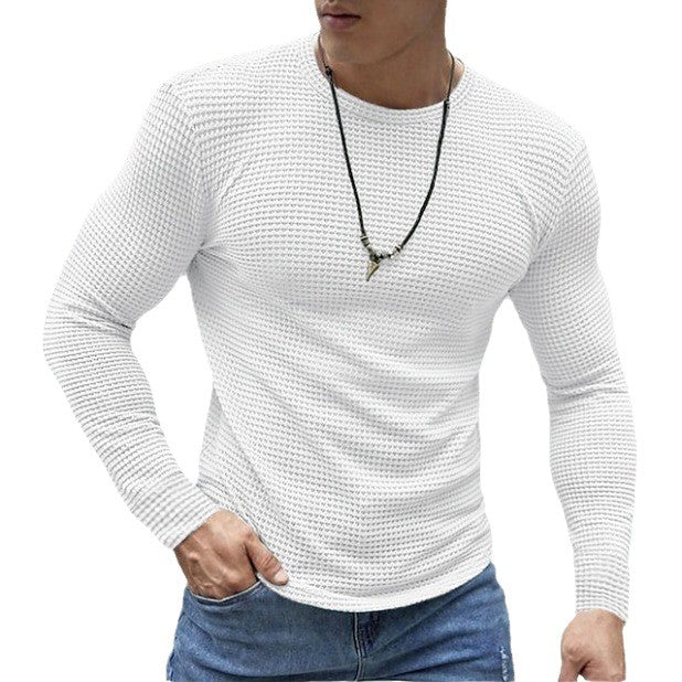 Herren vielseitiges Langarmshirt im strukturierten Design Aliams
