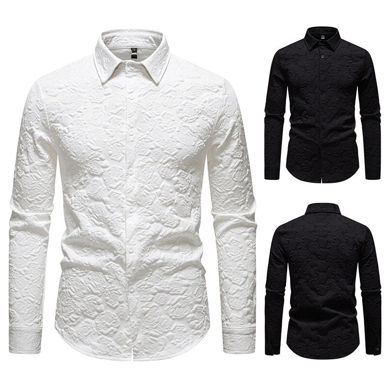 Herren Hemd mit strukturiertem Design Aliams