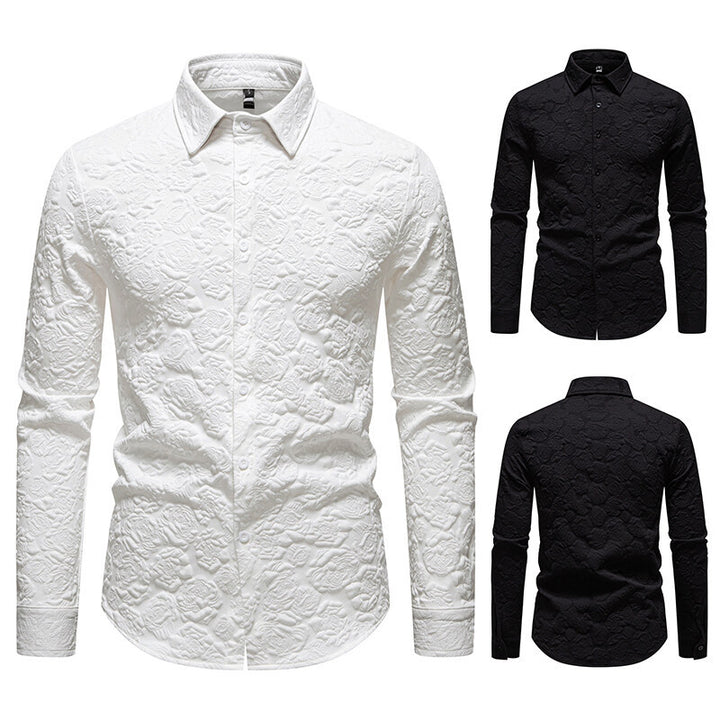 Herren Hemd mit strukturiertem Design Aliams