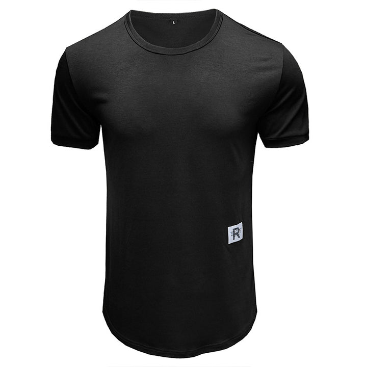 Herren Rundhals T-Shirt mit atmungsaktiver Baumwolle Aliams