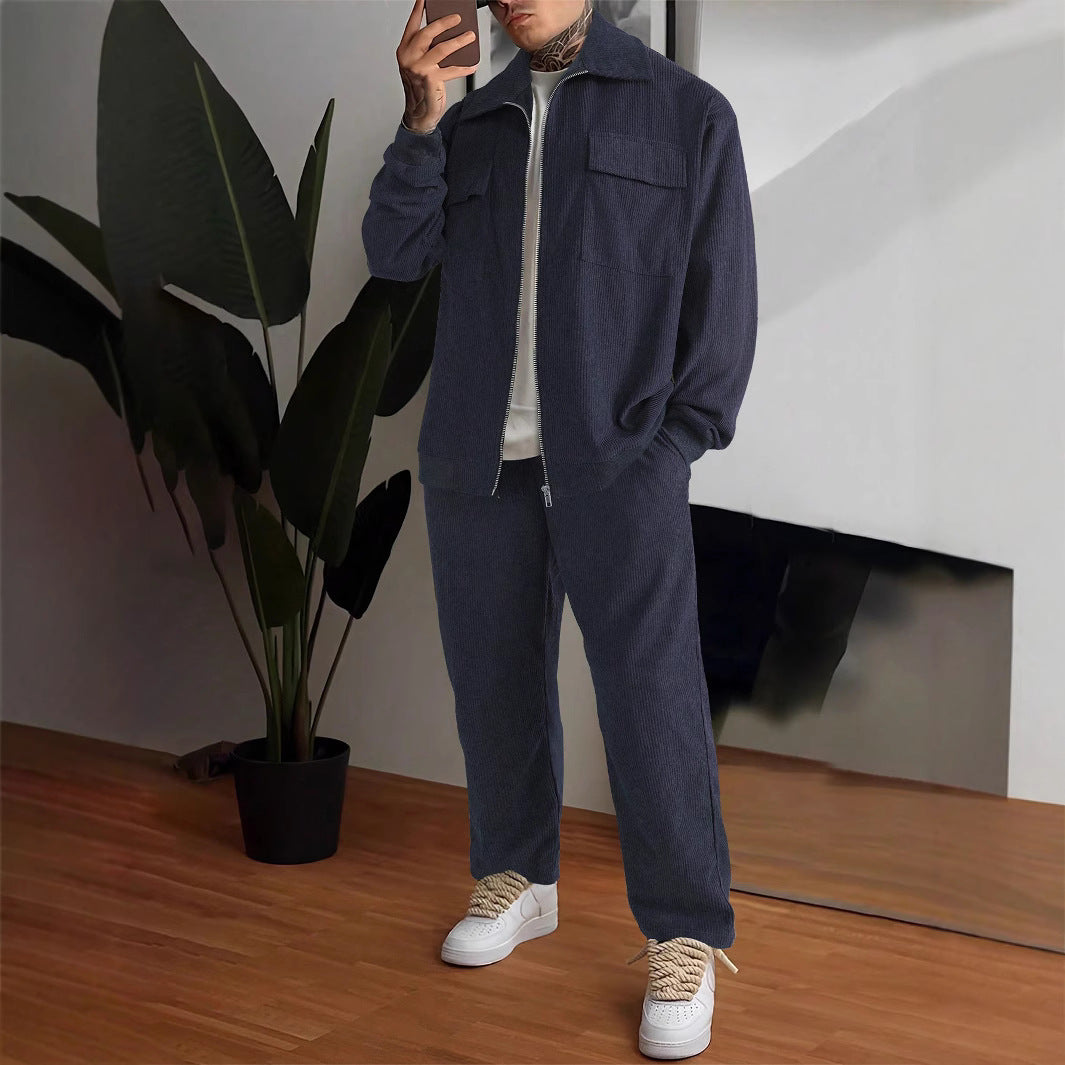 Herren Flanelljacke mit praktischen Taschen Aliams