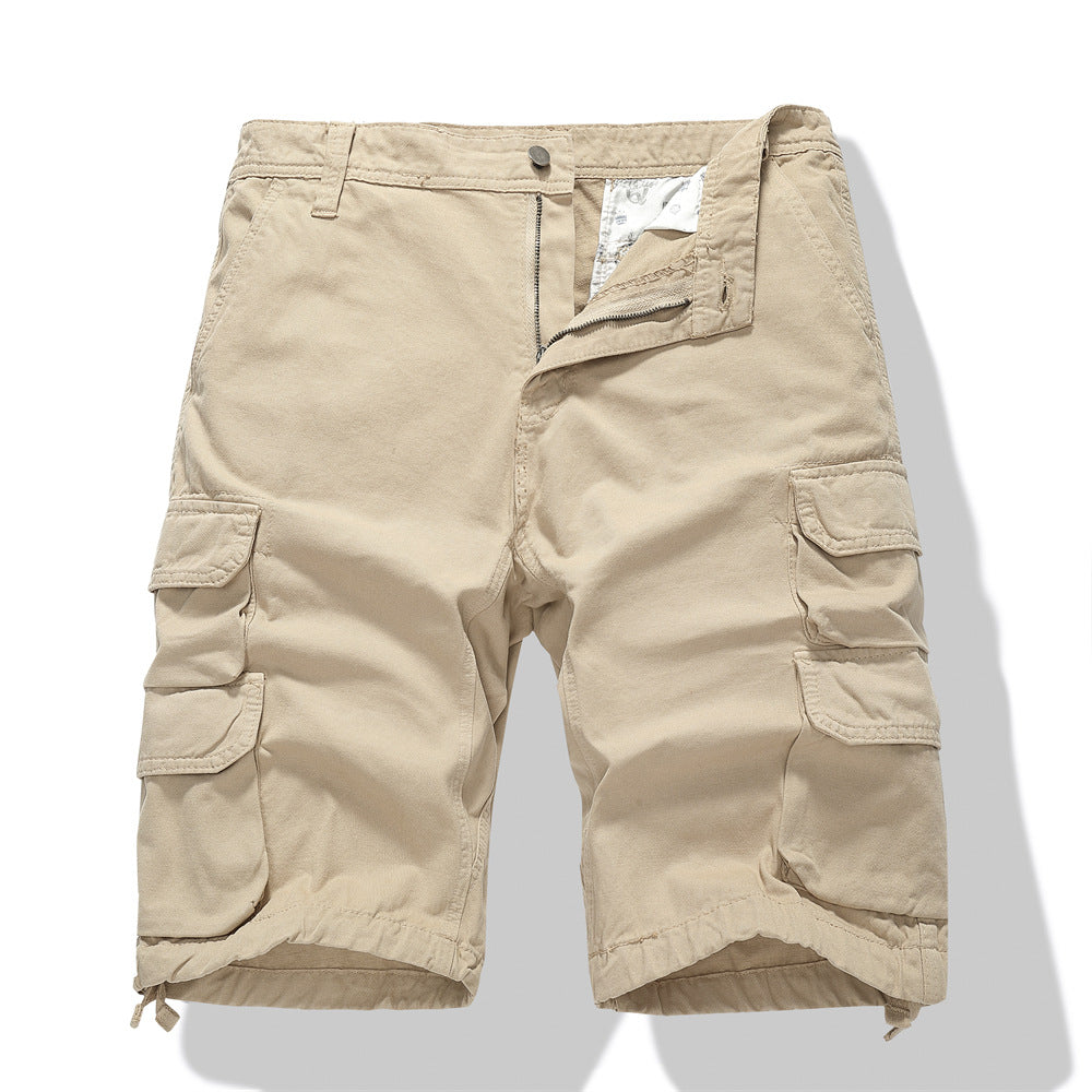 Herren cargo Shorts mit praktischen Seitentaschen und atmungsaktiver Baumwollmischung Aliams