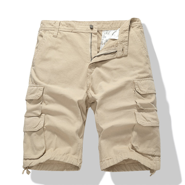 Herren cargo Shorts mit praktischen Seitentaschen und atmungsaktiver Baumwollmischung Aliams