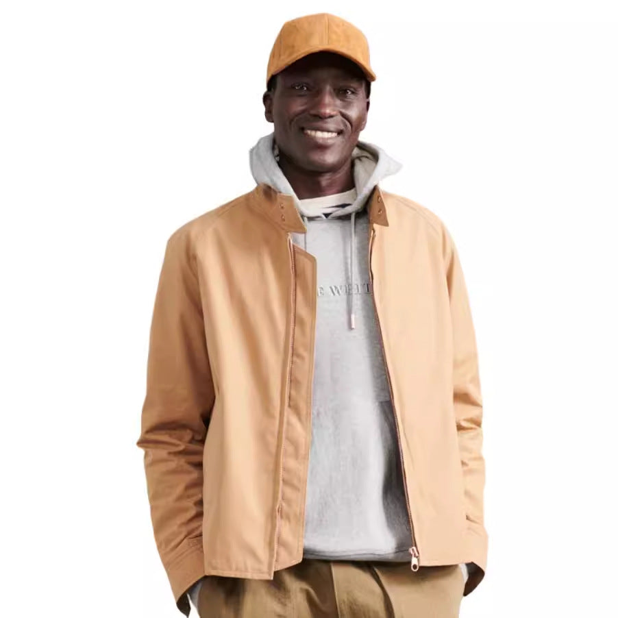 Herren sportliche Utility-Jacke mit wärmendem Innenfutter und stylischem Kragen Aliams