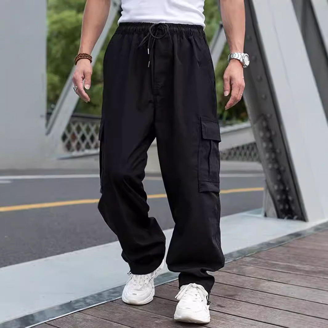 Herren Cargo-Hose mit vielen funktionalen Taschen und lockerer Passform Aliams