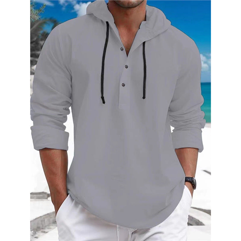 Herren Freizeitpullover mit Kapuze Aliams