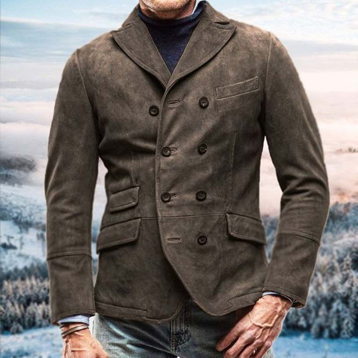 Herren stilvolle Double-Breasted Jacke Aliams