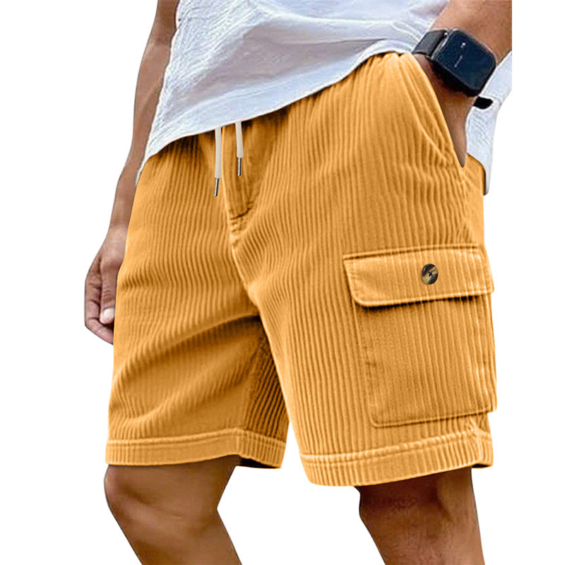 Herren Cargo-Shorts mit schmalem Schnitt und praktischen Seitentaschen Aliams