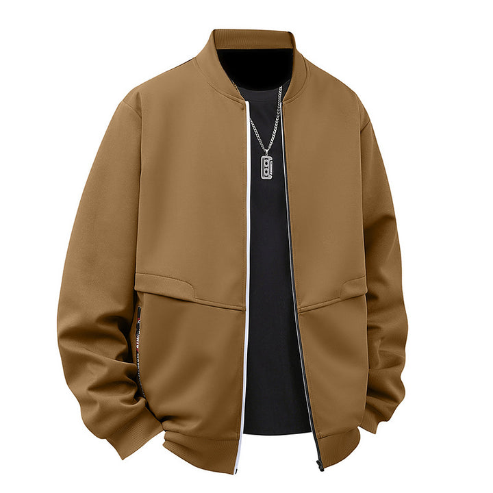 Herren sportliche Bomberjacke mit funktionalen Taschen Aliams