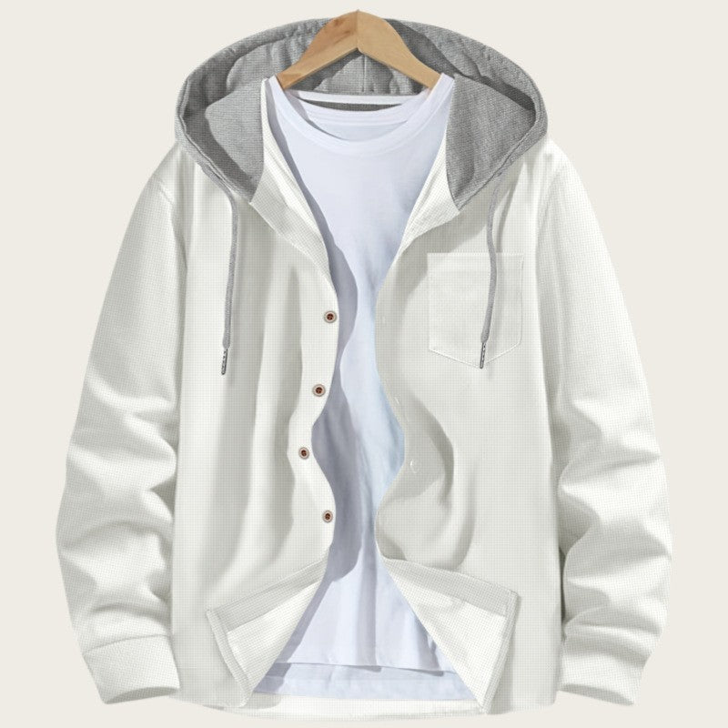 Herren trendige Übergangsjacke mit Kapuze Aliams