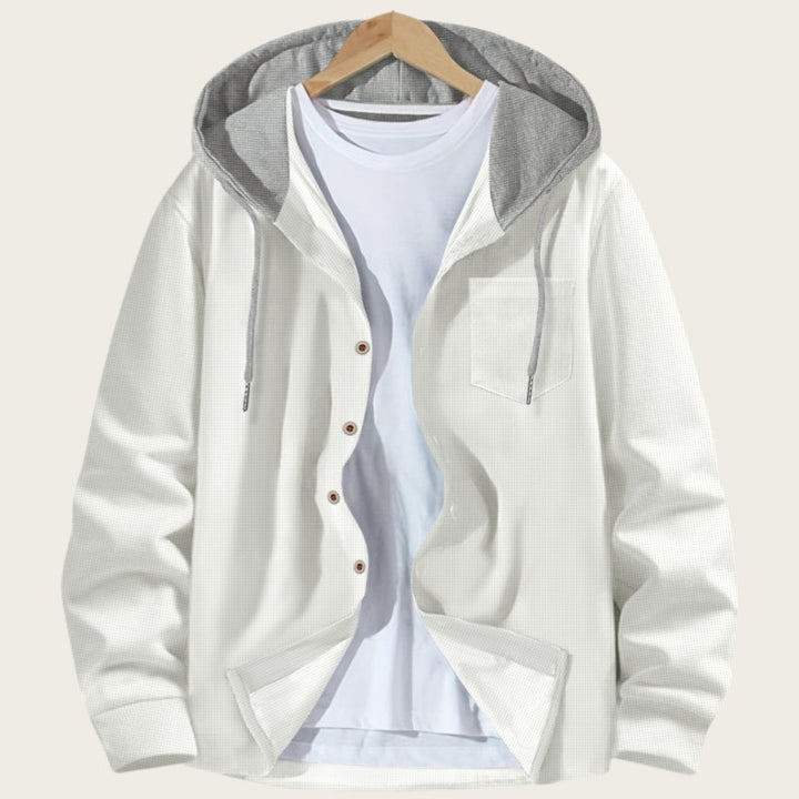 Herren Freizeitjacke mit Kapuze und modischem Design Aliams