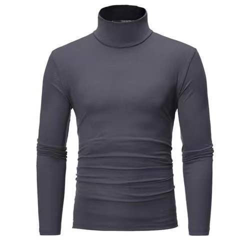 Herren Rollkragenpullover aus elastischem Material mit eng anliegendem Schnitt Aliams
