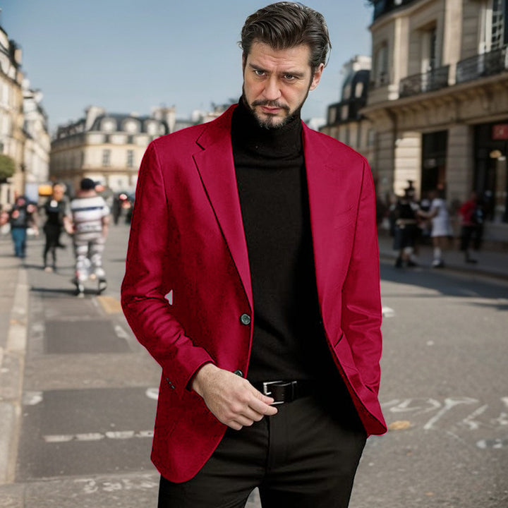 Herren Eleganter Einreiher-Blazer Aliams